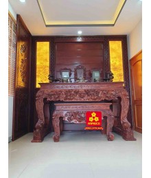 Bộ phòng thờ gỗ Cẩm Lai