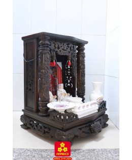 Bàn thờ ông Địa gỗ Muồng